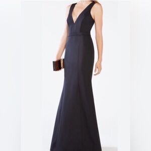 BCBGMaxAzria Riva Black Mermaid Maxi Dress